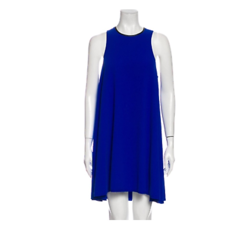 BNWT T BY ALEXANDER WANG COBALT BLUE CREW NECK COCKTAIL DRESS